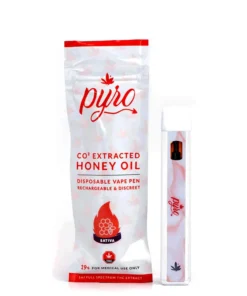Pyro Extracts Disposable Vape – Honey Oil (1ml) Sativa